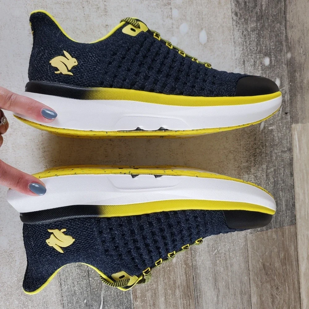 Run Rabbit Dream Chaser Mens‎ Shoes Sz 10 M Running Blazing Yellow Lace Up